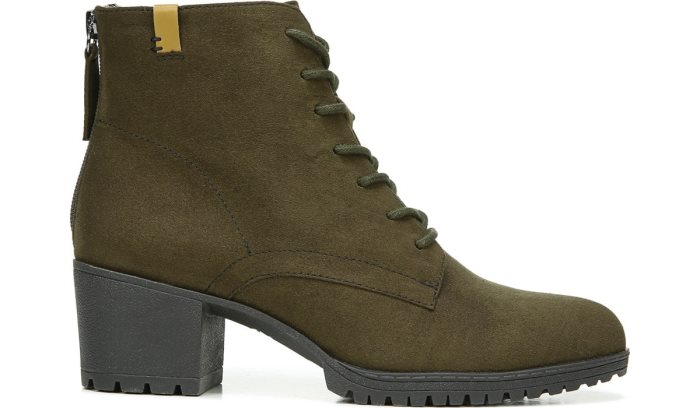 Laurence Block Heel Boot Dr Scholl s Nuevos Modelos Laurence Block Heel Boot Mujer Verde Oliva